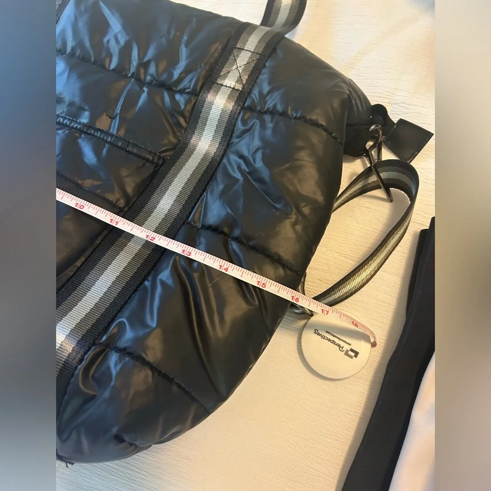 NWOT HAUTE SHORE Jamie Black Puffer Tote